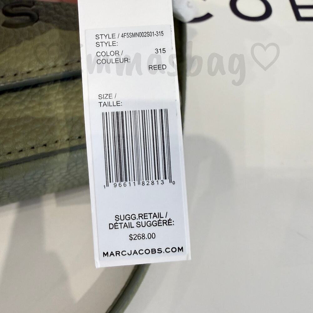 Marc Jacobs Mini Chain Bag 4F5SMN002S01 Reed $268 - Picture 8 of 8